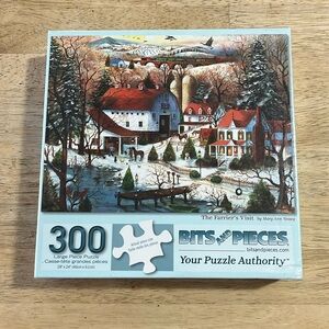 300 Piece Puzzle The Farmer's Visit Bits and Pieces Your Puzzle Authority Sealed